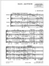 Nos Autem - Alfred Desenclos - Partition - Chœur